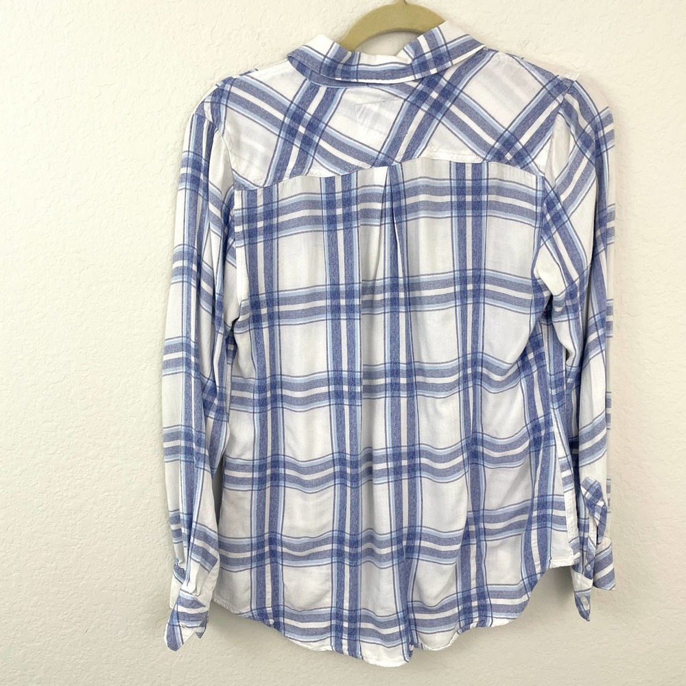 Rails Women's Rayon Plaid Button Front Shirt Hunt… - image 8